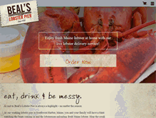 Tablet Screenshot of bealslobster.com